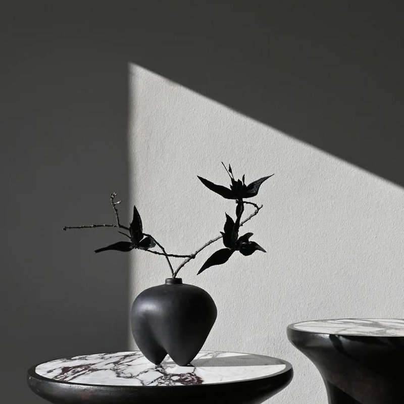 Sumo Vase Petit - 陶 花器 嬌巧型 - 花瓶/陶器 - 陶 咖啡色