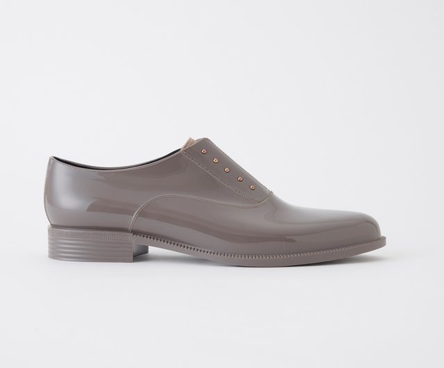 OMBRE (GREY) PVC OXFORD RAIN SHOES rain shoes - Shop temperate