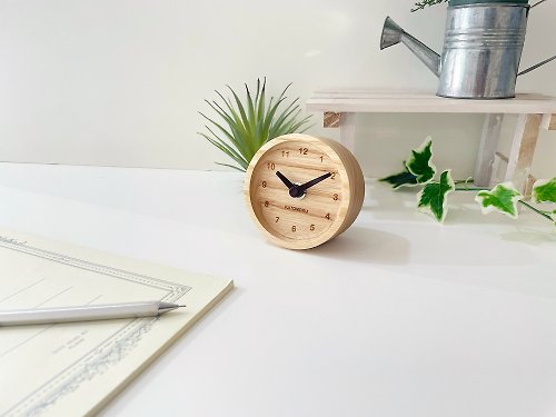 katomoku KATOMOKU mini clock 2 梣樹 限量版 km-125 棕色 日本製造
