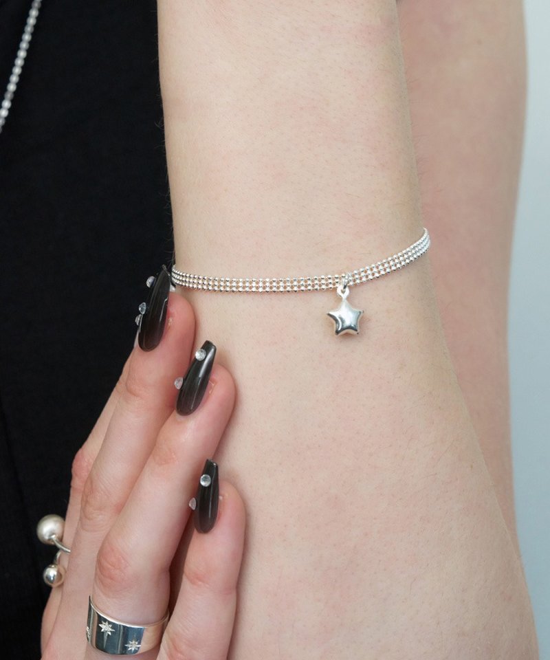 DAYSTAR BRACELET l SILVER - 手鍊/手環 - 純銀 銀色