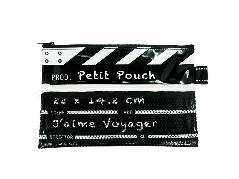 Director Clap Petit Pouch - Black - Folders & Binders - Plastic Black