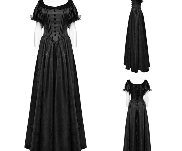 Gothic Lifeblood Goddess Classic Dress/One-piece Dress-Red