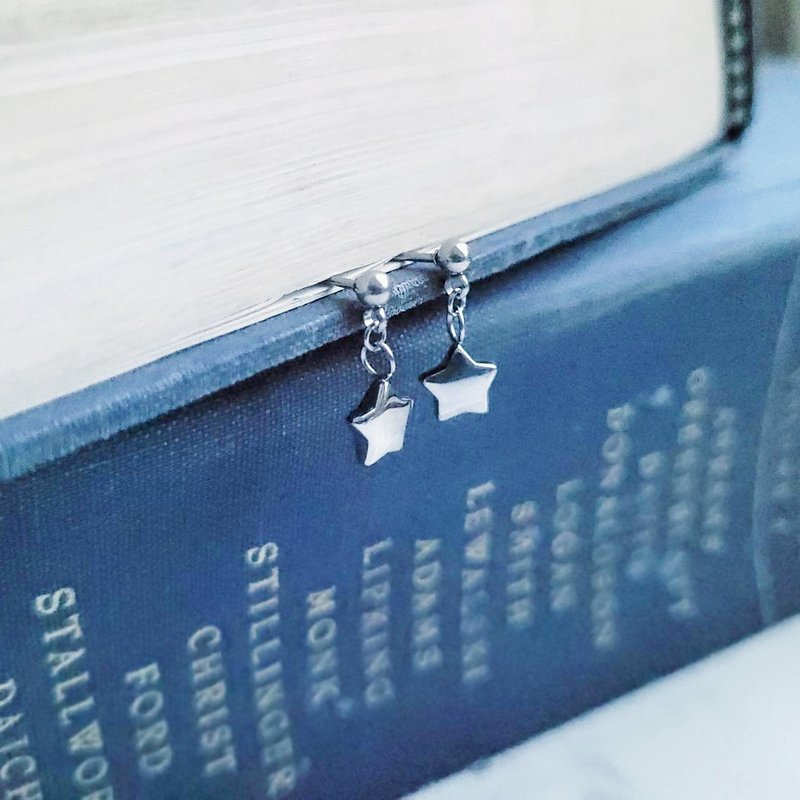 Little Star. Stainless Steel Earrings: Waterproof, Hypoallergenic, Tarnish-Resistant - Earrings & Clip-ons - Stainless Steel Silver