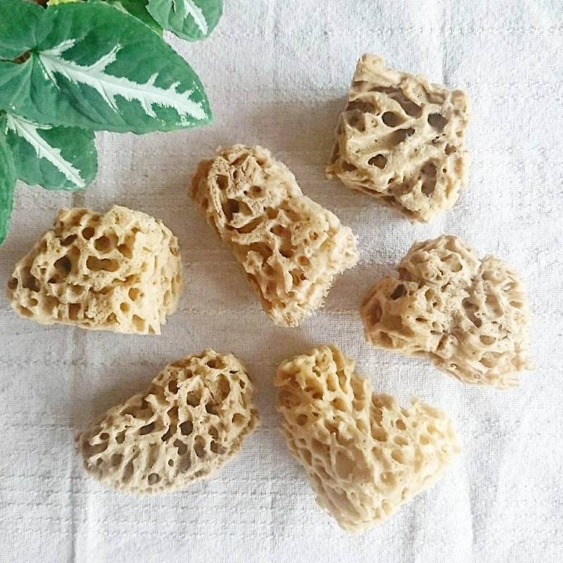 PURE pure handmade soap-Greek natural sponge (primary color ocean hair) - ครีมอาบน้ำ - พืช/ดอกไม้ สีส้ม