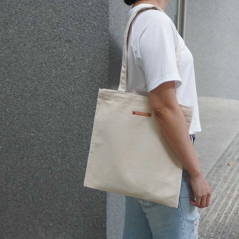 Durable canvas // shoulder style - Handbags & Totes - Cotton & Hemp 