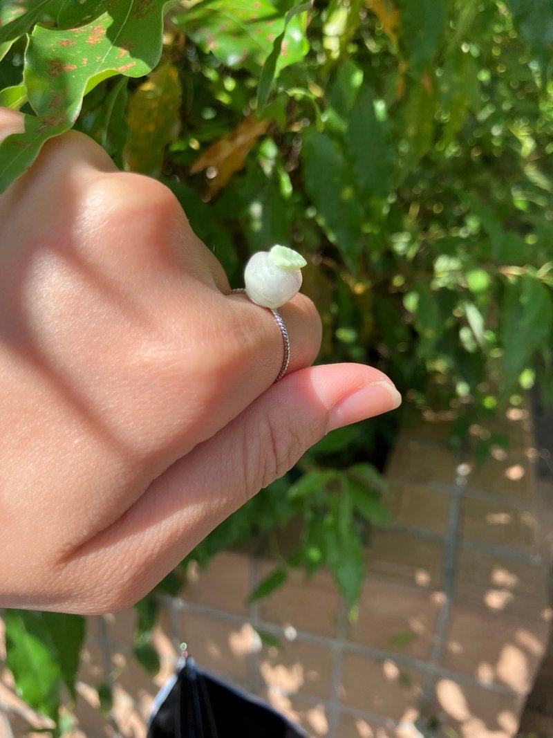 蘋果引力 彩色蘋果 夏以晝印象飾品 手作樹脂戒指 銅包14k金 - 戒指 - 樹脂 多色