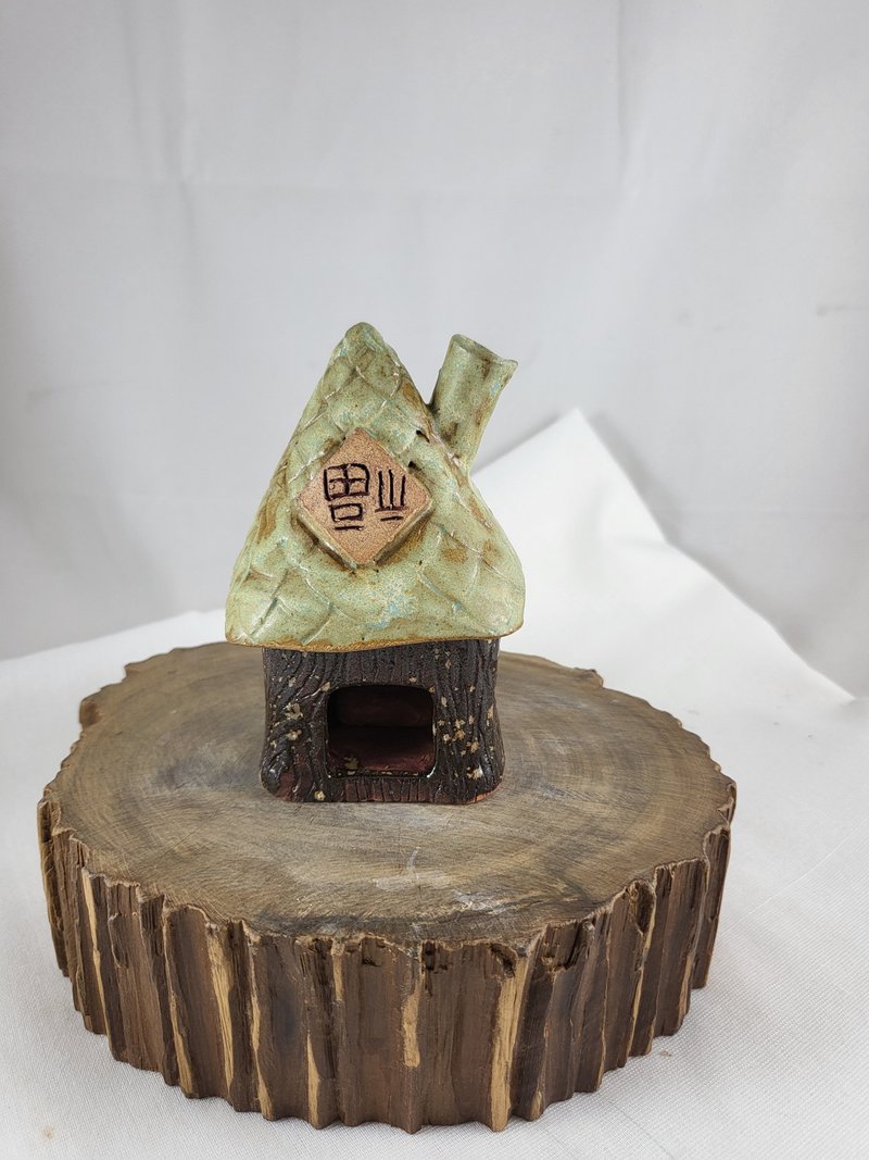 福到香氛小屋燒香錐香塔用 - 香氛/精油/擴香 - 陶 綠色