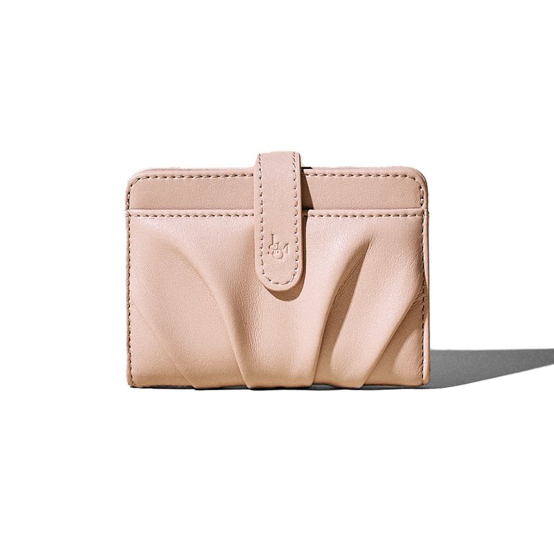 DOUGH Compact Bill & Card Wallets powder pink - 錢包/皮夾/長短夾 - 真皮 粉紅色