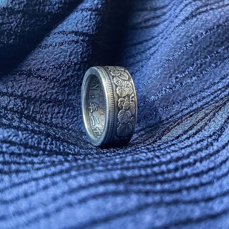 Japan 50sen coin ring Coin Transformation - แหวนทั่วไป - เงิน สีเงิน