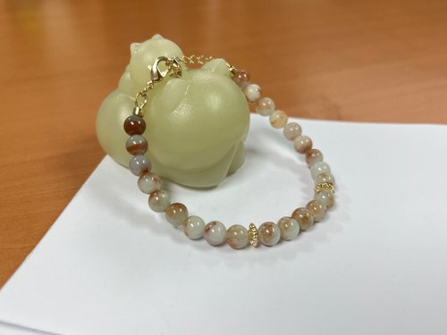 Angel's tears 天使之淚 Jewelry Design 天然緬甸玉 撒紅翡牛奶底翡翠珠設計設計手串手鍊