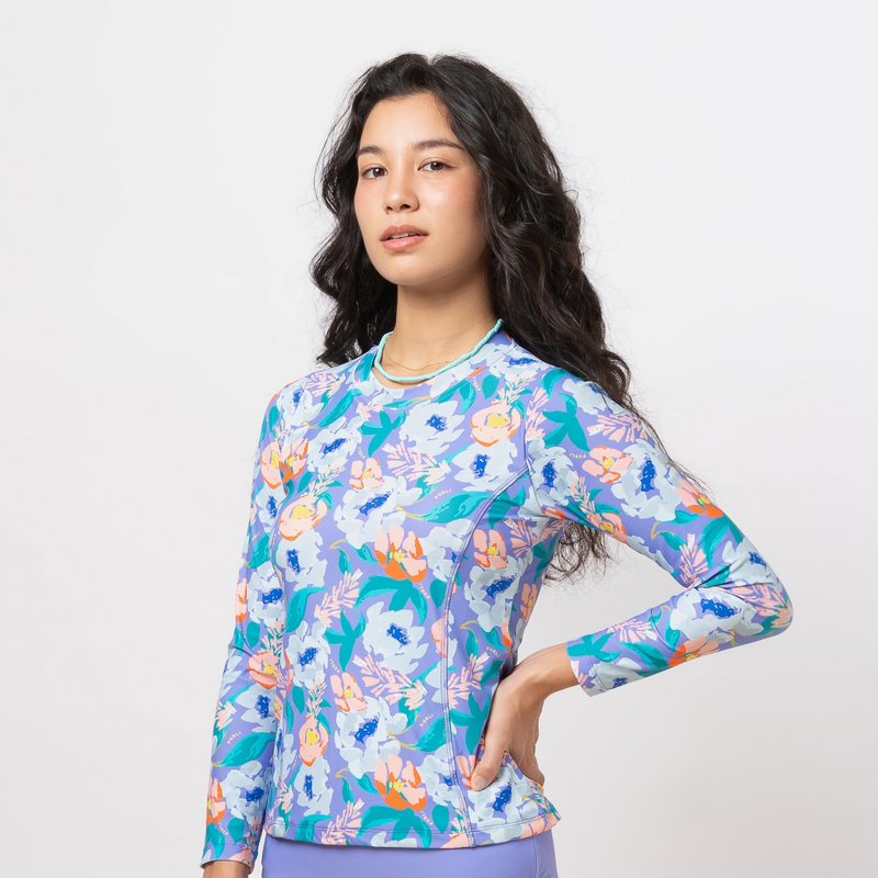 FIORI JACARANDA RASHGUARD - 女泳衣/比基尼 - 其他材質 