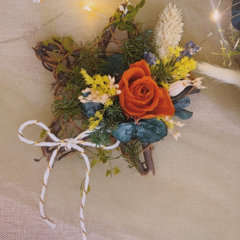 溫馨冬季 - 聖誕星願掛飾 - 乾燥花/永生花 - 植物．花 