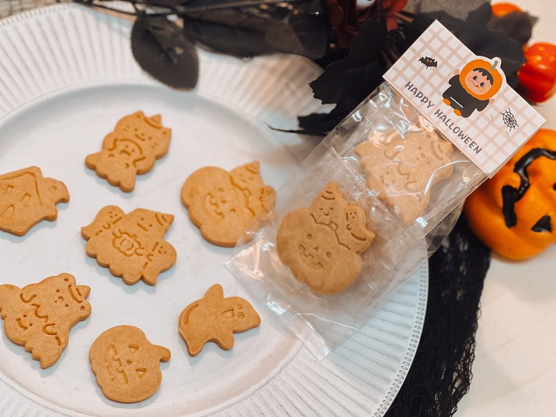 [Halloween] Sugar-free Halloween cookies - Handmade Cookies - Fresh Ingredients 