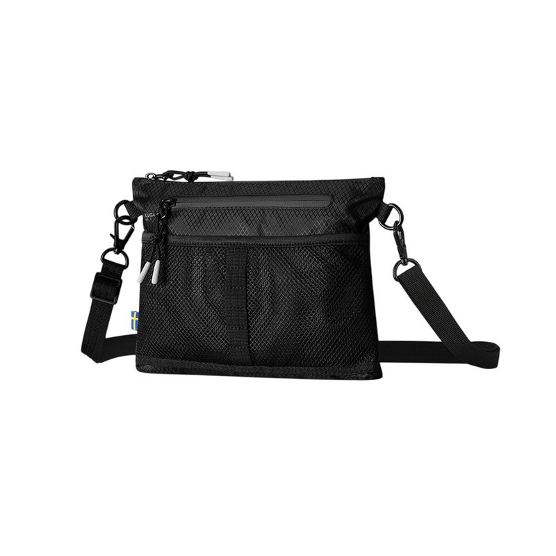 Gaston Luga Lightweight Crossbody 防水斜肩/側背包-經典黑 - 側背包/斜背包 - 其他材質 黑色