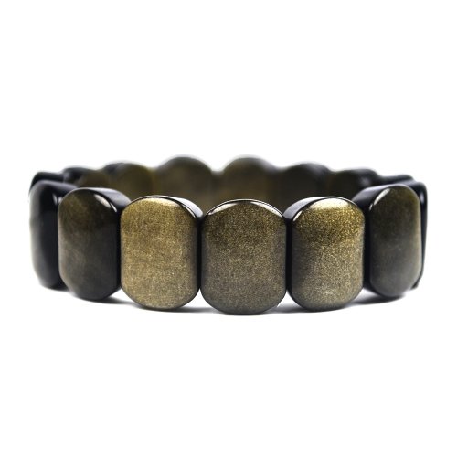 正佳珠寶 Gemsrich Jewelry 【正佳珠寶】金曜石 太陽金耀石 頂級閃光金曜石手排 13x18mm