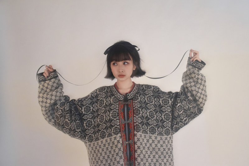 Lusekofte knitted cardigan - 女毛衣/針織衫 - 羊毛 