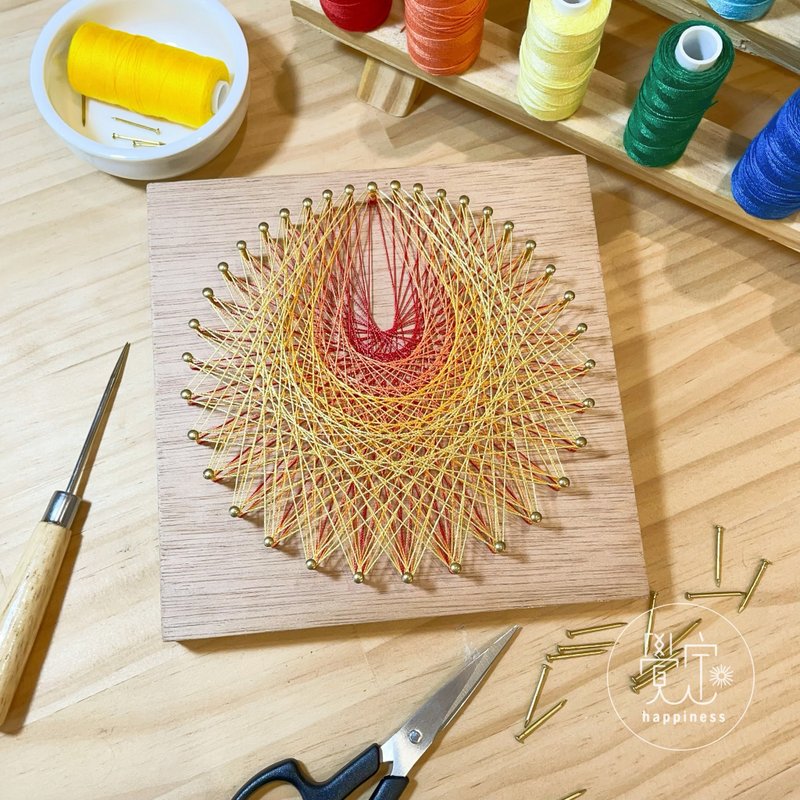 Stringart 藝術作品 - 擺飾/家飾品 - 其他材質 多色