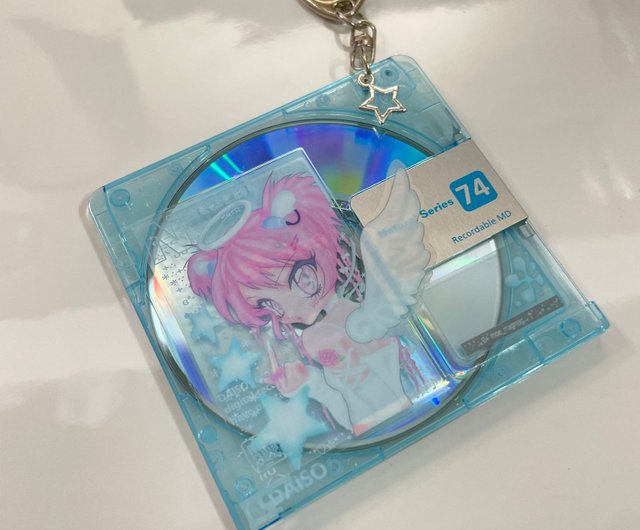 エンジェル MDディスク Keychain (Blue) - ショップ moe_magmag