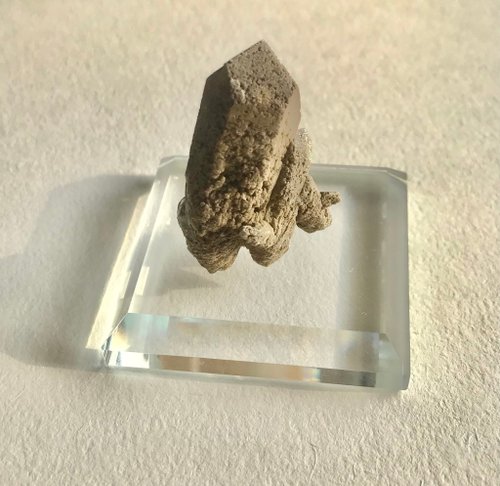 Could9Crystal 巴基斯坦 稀有三個女神面的大尖 喜馬拉雅 綠幽靈水晶 白水晶簇