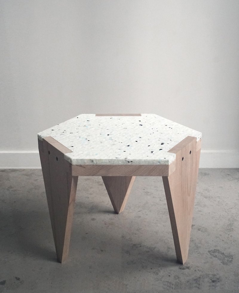 Hexa Wood low stool - 2021