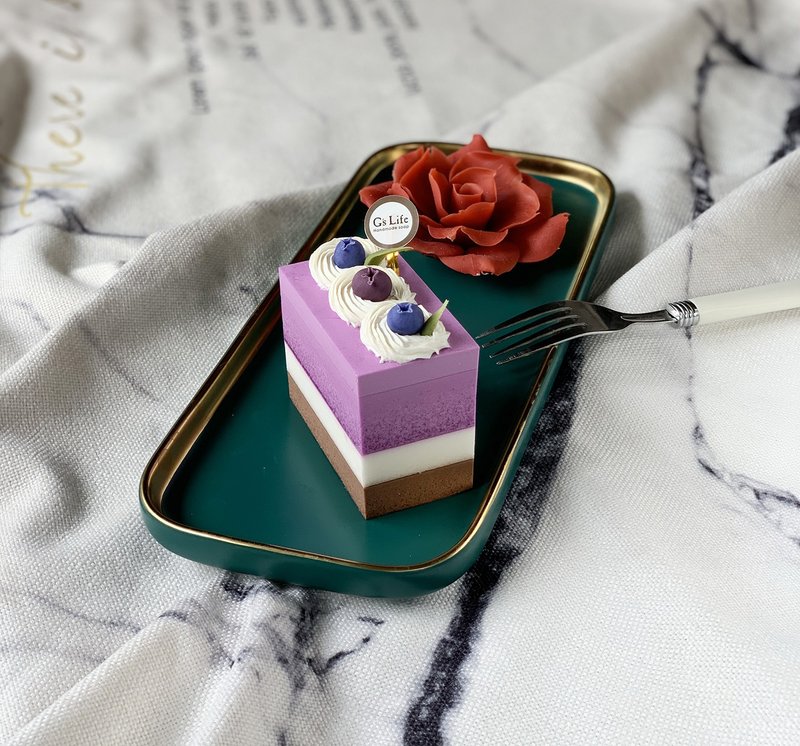 Single entry cake soap gift box-blueberry cocoa - ครีมอาบน้ำ - พืช/ดอกไม้ สีม่วง