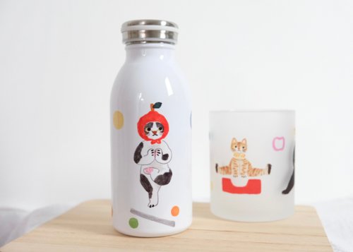 Cat Ukiyo-Milk Jar Thermos - Shop kantan-tw Vacuum Flasks - Pinkoi