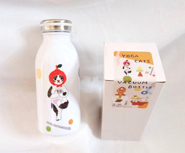 Cat Ukiyo-Milk Jar Thermos - Shop kantan-tw Vacuum Flasks - Pinkoi