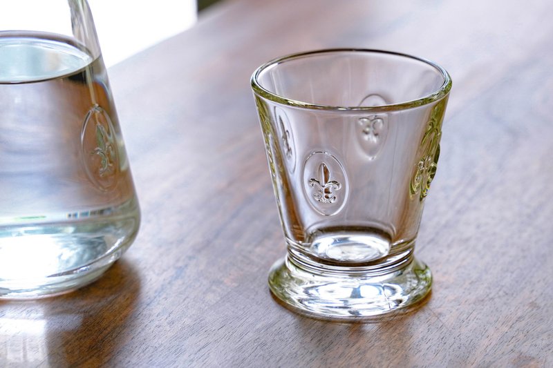 法式百合玻璃水杯 - 玻璃杯 - 玻璃 