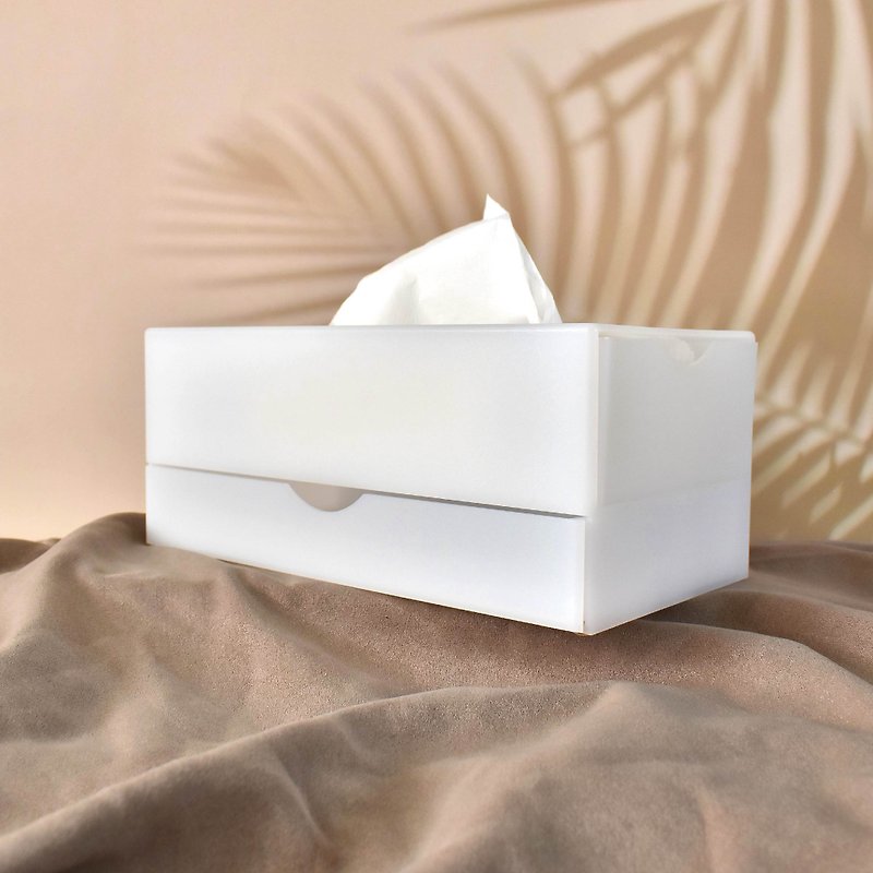 Modern style Acrylic Tissue Box - Tissue Boxes - Acrylic Transparent