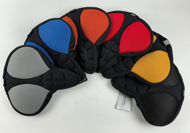 Bicycle air cushion seat__exercise bikes and__bicycles__single air cushion + foam version - Bikes & Accessories - Polyester Multicolor