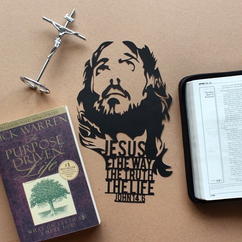 Custom JESUS/BIBLE VERSE Handmade Paper Cutting - ของวางตกแต่ง - กระดาษ หลากหลายสี