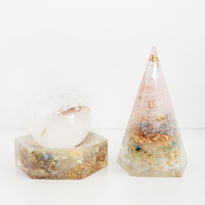 奧根能量球塔組 - 擺飾/家飾品 - 水晶 透明