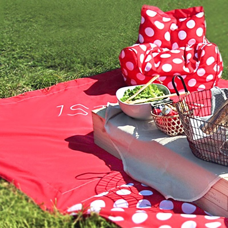\ fun summer vacation! / Lazy bone mini sofa + picnic mat discount group - เฟอร์นิเจอร์อื่น ๆ - เส้นใยสังเคราะห์ หลากหลายสี