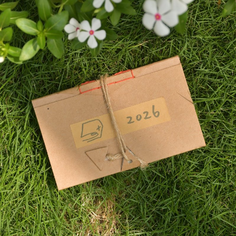 2026 小掛桌曆 x 隨身冊 - 日曆/月曆/年曆 - 紙 卡其色