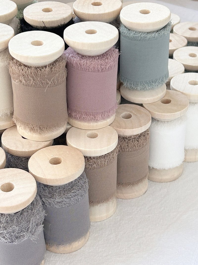 aesthetic silk ruff ribbon - 其他 - 絲．絹 