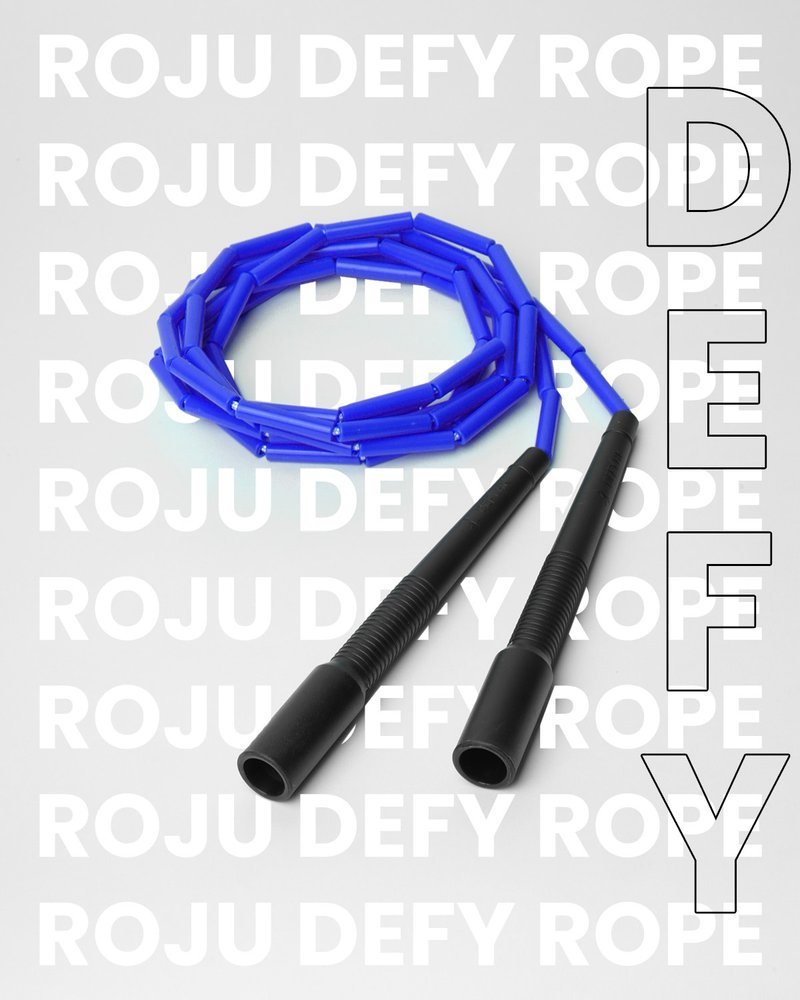 【DEFY】跳繩 節拍繩 拍子繩 3米 (重拍-藍) - 運動/健身器材 - 塑膠 藍色
