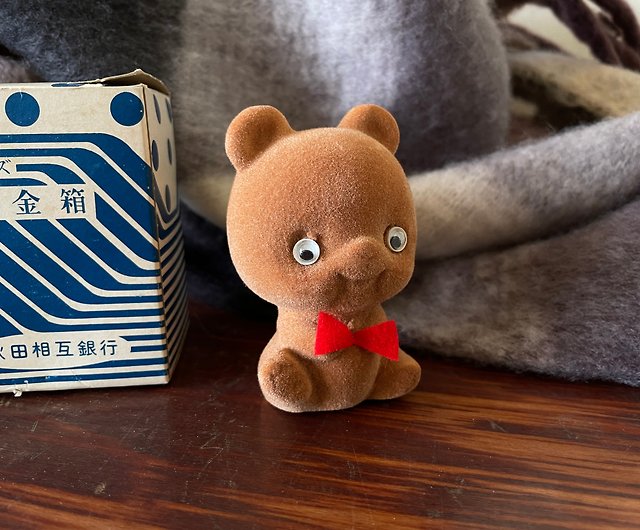 金銀ベビー日本銀行法人人形ぬいぐるみクマ貯金箱 W480 - ショップ