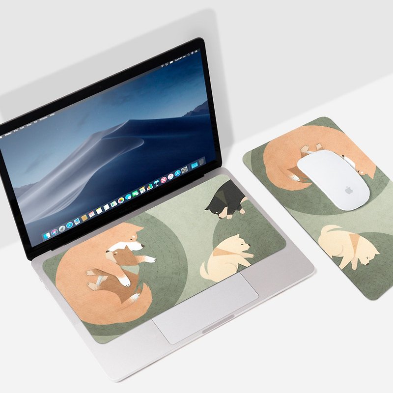 Portable ultra-thin 3-in-1 mouse pad - Chai Chai Yongmian (Standard) - Mouse Pads - Other Materials Multicolor