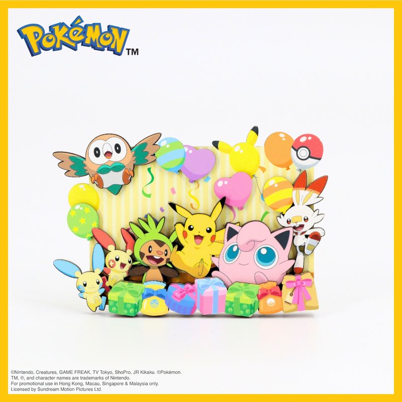 Pokémon磁石貼 - 派對 - 磁鐵 - 木頭 多色