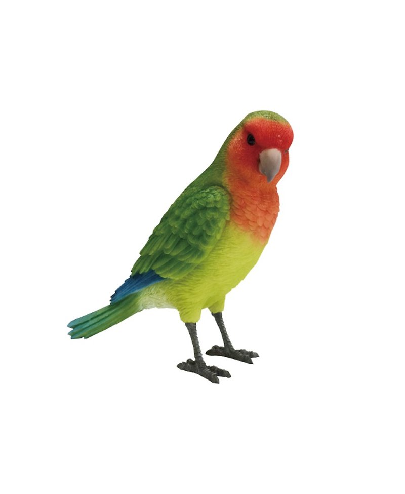 Japan Magnets healing peach face love bird parrot echo needle iron / decoration / stationery storage (large) - อื่นๆ - วัสดุอื่นๆ สีเขียว