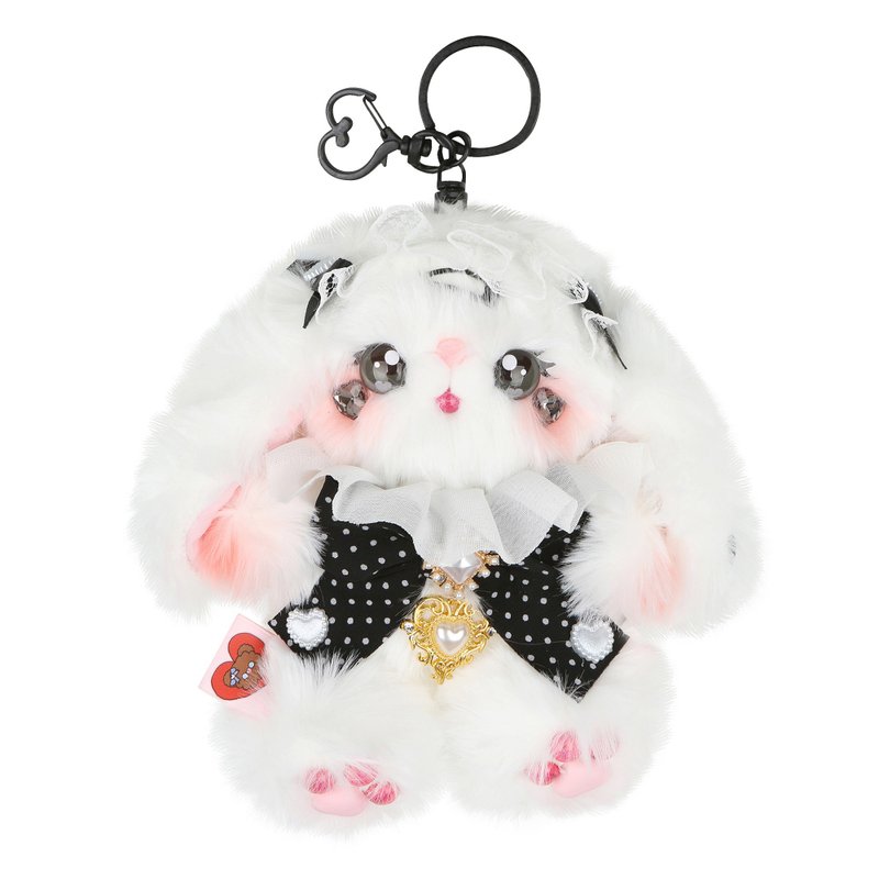 HANDMADE LOP EAR BUNNY - 公仔/玩偶 - 棉．麻 白色