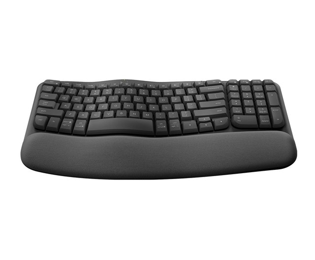 WAVE KEYS ワイヤレス エルゴノミクス キーボード (米国英語) (3 色) - ショップ logitech-hk PCアクセサリー -  Pinkoi