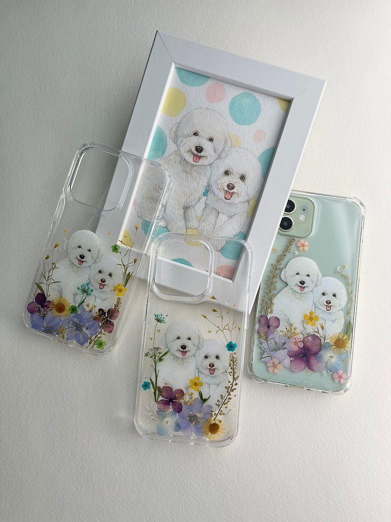 Like face painting pet exclusive mobile phone case gift - Phone Cases - Silicone Multicolor