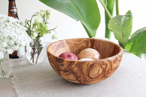 サラダボウル木製天然ナチュラルボウル大型ビッグウッド巨大特大