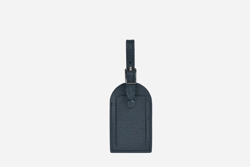 質感牛皮行李牌 Specter Luggage Tag - NAVY - 行李吊牌 - 真皮 藍色