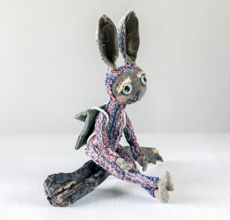 BUNNY by KTZAY Bunny Rabbits Rabbit 33 Cm 12 inch - 寶寶/兒童玩具/玩偶 - 亞麻 粉紅色