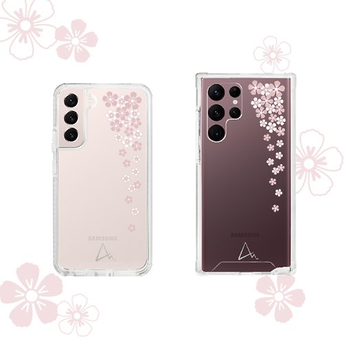 ARMOR 【花卉系列】ARMOR Samsung Galaxy S23/S22系列印花保護殼_櫻花