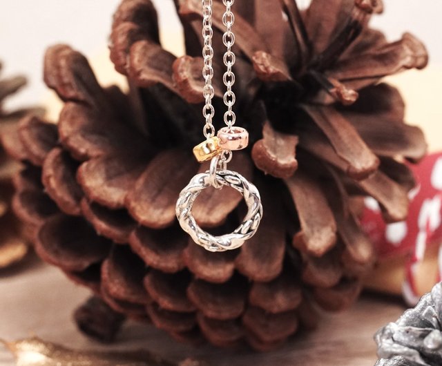 冬のガーディアン リース ネックレス クリスマス リース 925