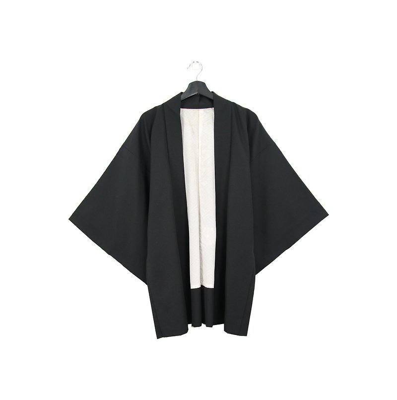 グリーン・ジャパンに戻ってきた羽織りの着物の刺繍/ヴィンテージの着物 - ジャケット - シルク・絹 