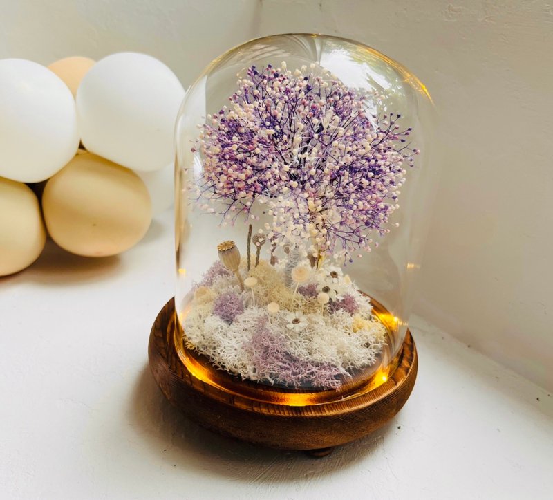 魔幻森林裡的 紫色魔法樹  雪花樹 夜燈 花非花 - 擺飾/家飾品 - 植物．花 